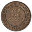 1930 Australia Bronze 1/2 Penny George V AU