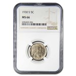 1930-S Buffalo Nickel MS-66 NGC