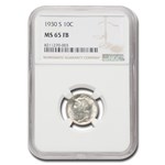 1930-S Mercury Dime MS-65 NGC (FB)