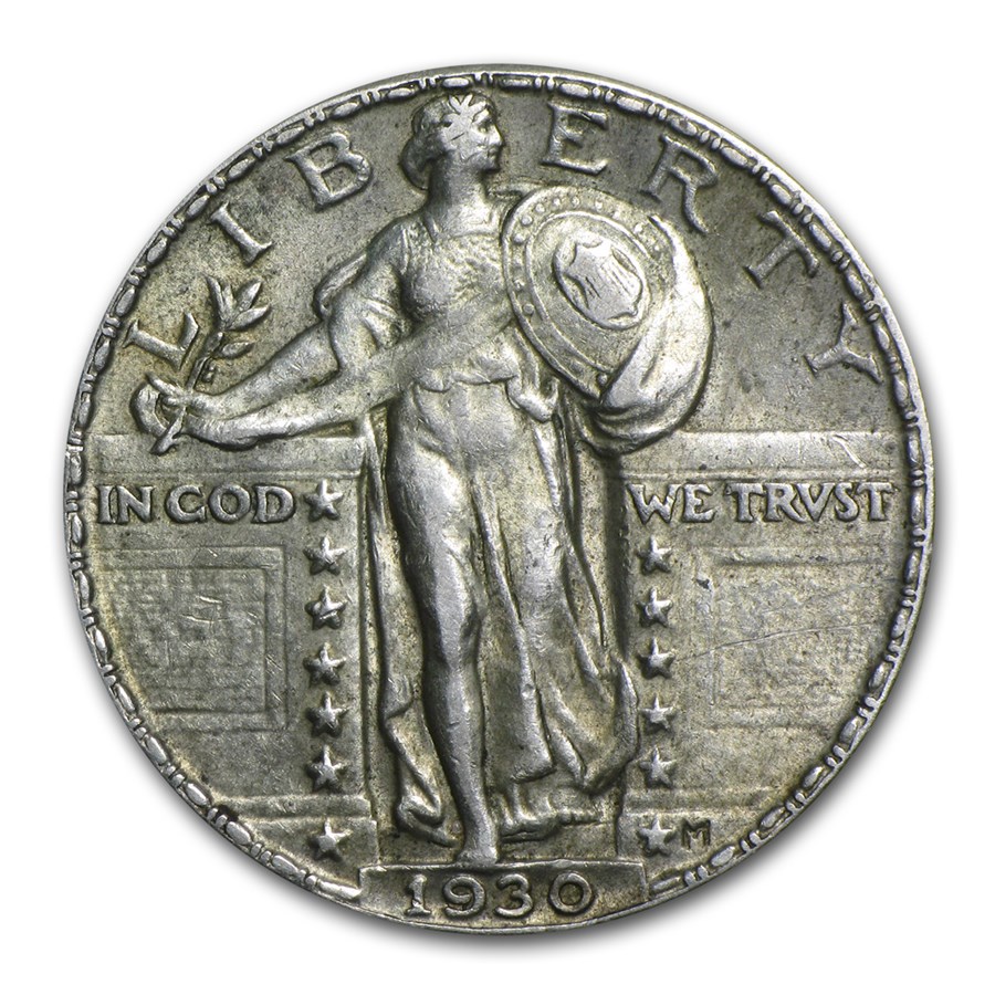 1930 Standing Liberty Quarter AU