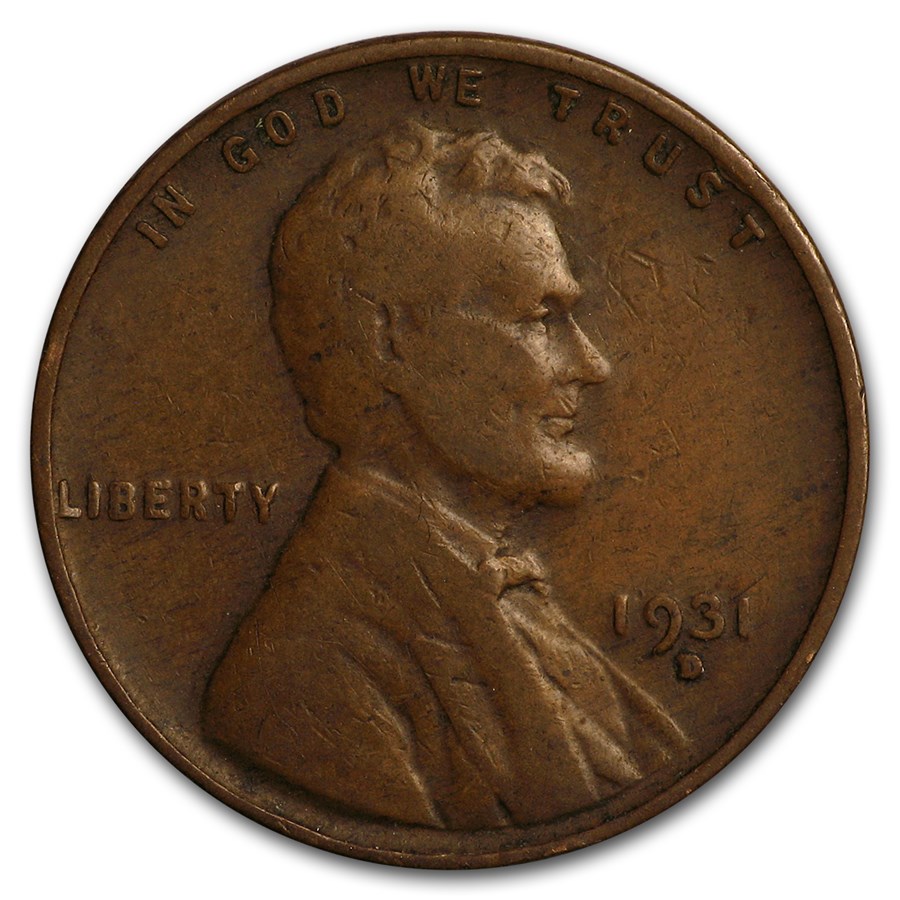 1931-D Lincoln Cent Fine