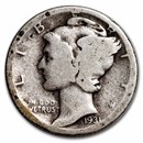 1931-D Mercury Dime Good