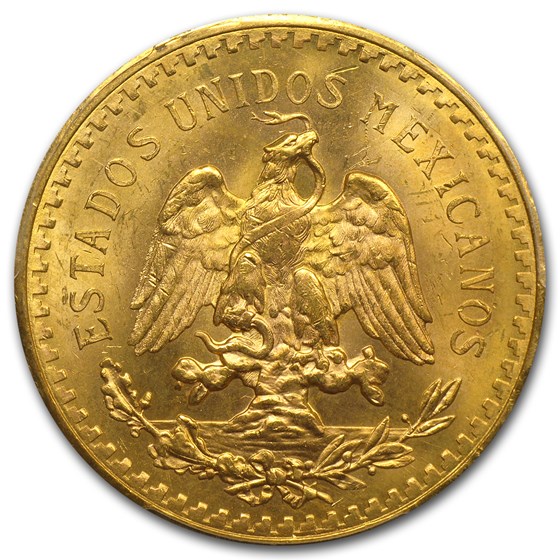 Buy 1931 Mexico Gold 50 Pesos MS-63 PCGS | APMEX