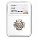 1931-S Buffalo Nickel MS-65 NGC