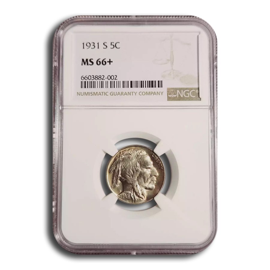 1931-S Buffalo Nickel MS-66+ NGC