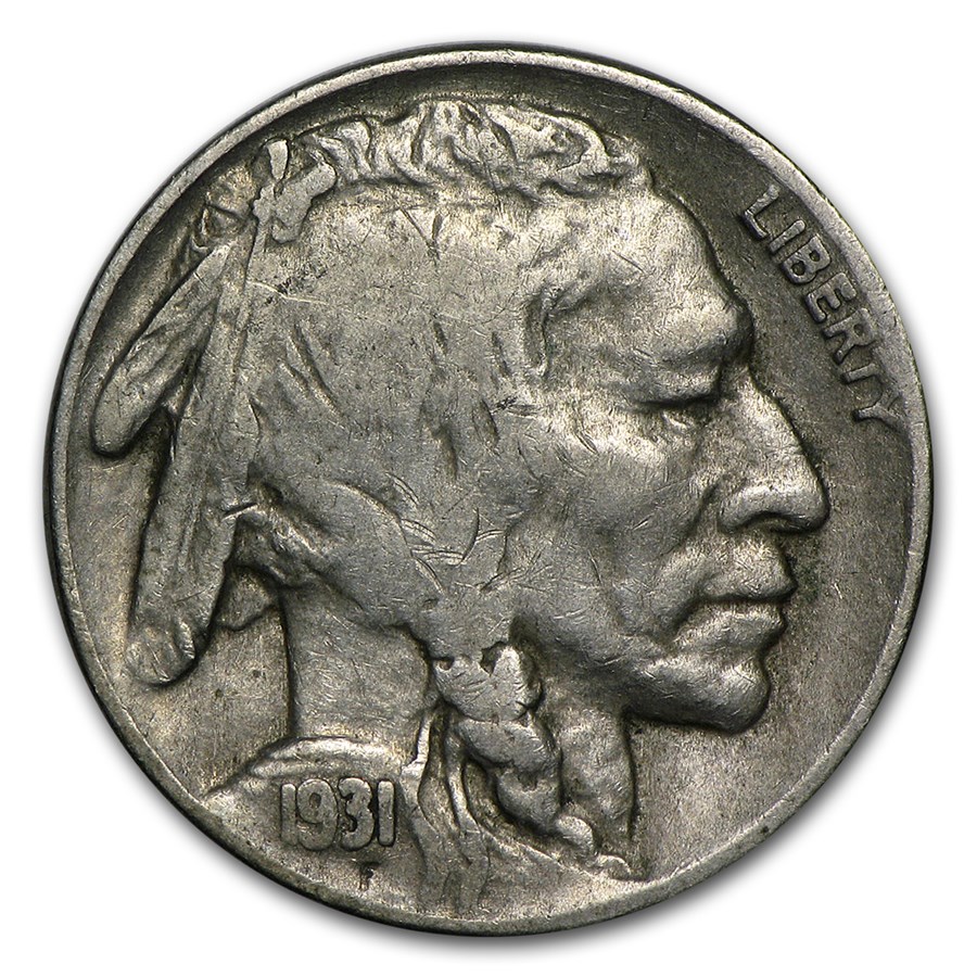 1931-S Buffalo Nickel VF