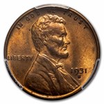 1931-S Lincoln Cent MS-64 PCGS (Red/Brown)