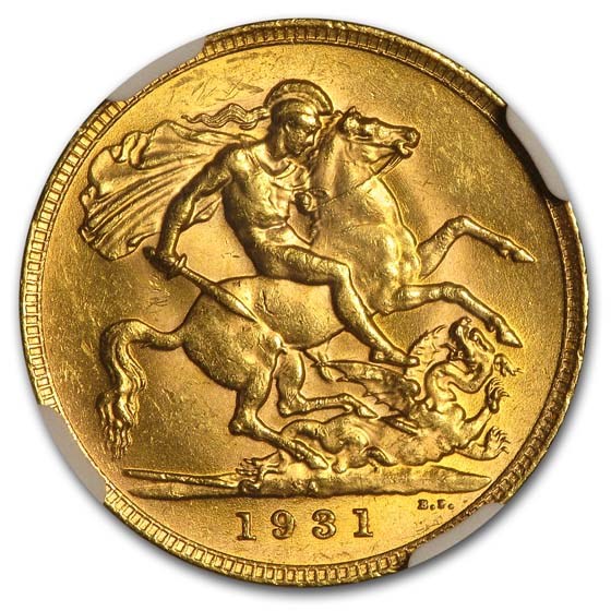 Buy 1931-SA South Africa Gold Sovereign MS-63 NGC | APMEX