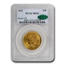 1932 $10 Indian Gold Eagle MS-65 PCGS CAC