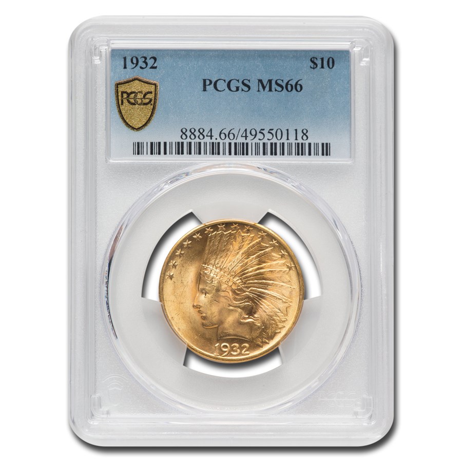 1932 $10 Indian Gold Eagle MS-66 PCGS