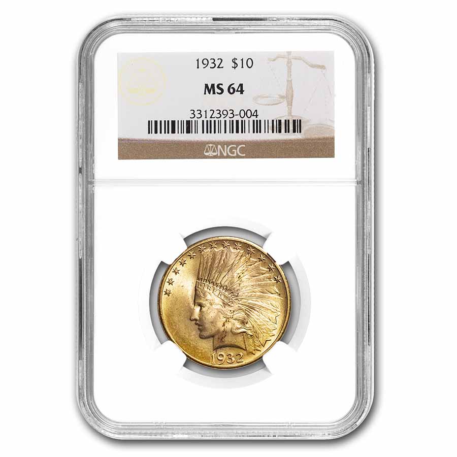 Buy 1932 $10 Indian Head Gold Eagle MS-64 NGC | APMEX