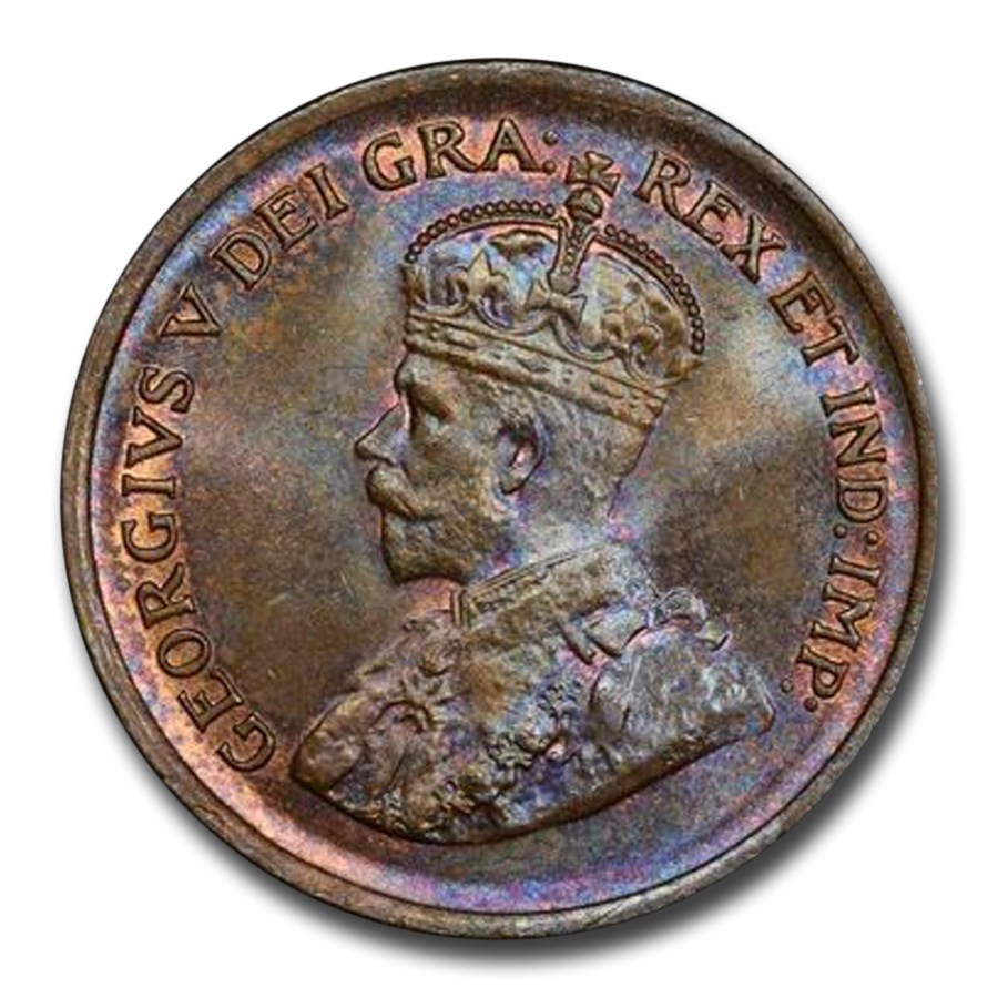 1932 Canada Cent George V MS-64 PCGS (Brown)