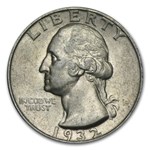 1932-D Washington Quarter AU