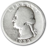 1932-S Washington Quarter AG