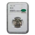 1932 Washington Quarter MS-66 NGC CAC