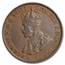 1933 Australia Bronze 1/2 Penny George V AU