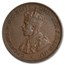 1934 Australia Bronze 1/2 Penny George V AU