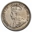 1934 Canada Silver 10 Cents George V BU