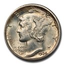 1934-D Mercury Dime MS-64 PCGS (FB)