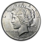 1934-D Peace Dollar BU