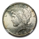 1934-D Peace Dollar MS-65+ NGC