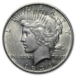 1934-D Peace Dollar XF