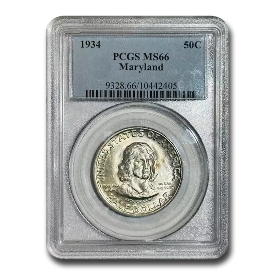 Buy 1934 Maryland Tercentenary Half Dollar MS-66 PCGS | APMEX