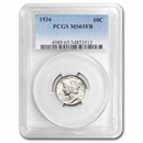 1934 Mercury Dime MS-65 PCGS (FB)