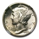 1934 Mercury Dime MS-66 NGC (FB)