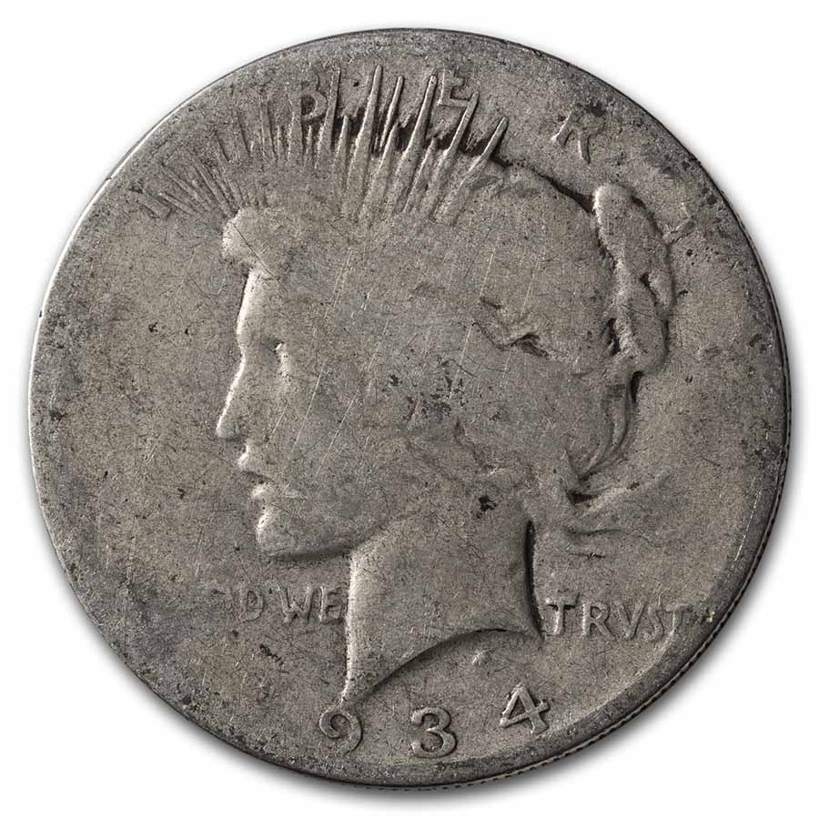 1934 Peace Dollar Cull