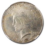 1934 Peace Dollar MS-66 NGC