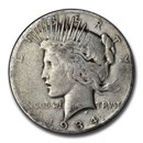 1934-S Peace Dollar AG