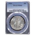 1934 Walking Liberty Half Dollar MS-65 PCGS