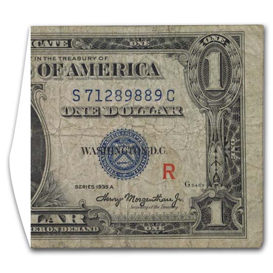 Buy 1935-A $1.00 Silver Certificate Fine (R&S, Experimental Note Set ...