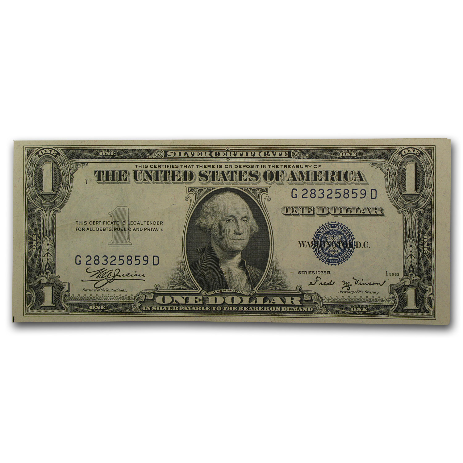 Buy 1935-B $1.00 Silver Certificate CU | APMEX