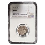 1935 Buffalo Nickel MS-66 NGC