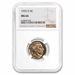 1935-D Buffalo Nickel MS-64 NGC