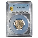 1935-D Buffalo Nickel MS-66 PCGS