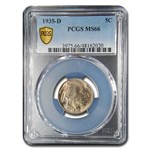 1935-D Buffalo Nickel MS-66 PCGS