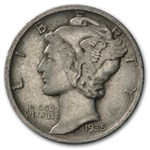 1935-D Mercury Dime XF