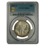 1935-D Walking Liberty Half Dollar MS-65 PCGS