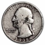 1935-D Washington Quarter VF