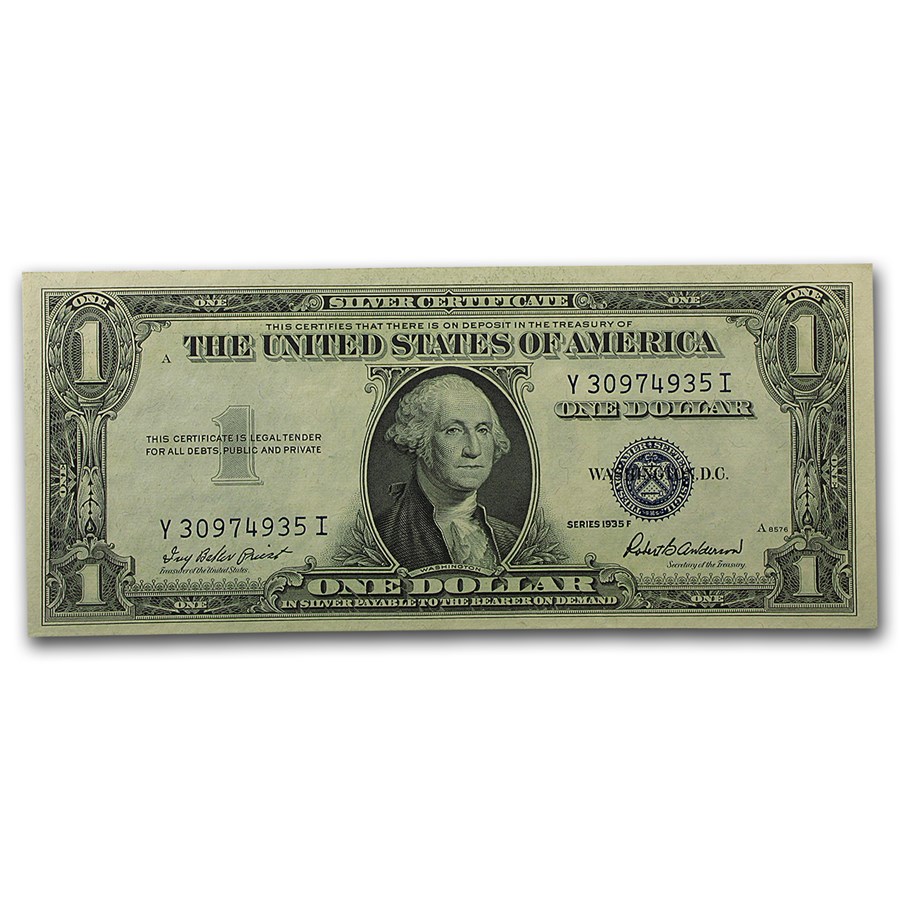 1935-F $1.00 Silver Certificate CCU (Fr#1615)