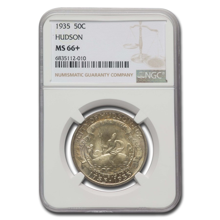 1935 Hudson Half Dollar MS-66+ NGC