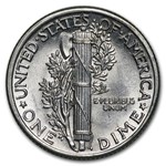 1935 Mercury Dime BU