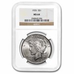 1935 Peace Dollar MS-64 NGC