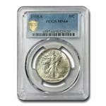 1935-S Walking Liberty Half Dollar MS-64 PCGS