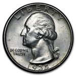 1935-S Washington Quarter AU