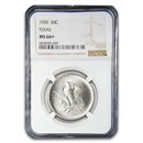 1935 Texas Half Dollar Commem MS-66+ NGC