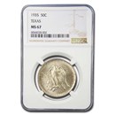 1935 Texas Half Dollar Commem MS-67 NGC